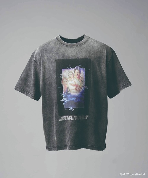 MAISONSPECIAL スターウォーズPrimeOver T-Shirt MOVIE SERIES】「STAR WARS」Prime-Over Crew Neck T-Shirt