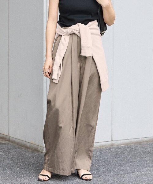 追加》シルクライクサテン リラックスパンツ（その他パンツ