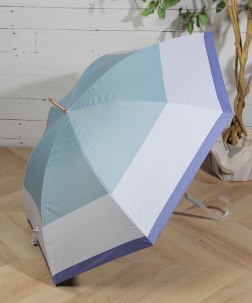 ボーダーライト日傘（長傘）｜studio CLIP（スタディオクリップ