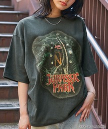 【UNIVERSAL×たいさやのパークガイド】ヴィンテージライク グラフィックオーバーサイズ 半袖Tシャツ
