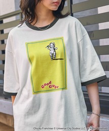 【UNIVERSAL×たいさやのパークガイド】ヴィンテージライク グラフィックオーバーサイズ 半袖Tシャツ