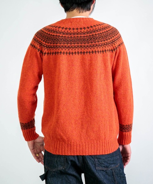 NOR' EASTERLY] CREW 2TONE NORDIC / シェットランドウール