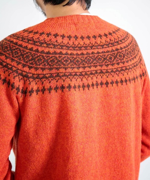 NOR' EASTERLY] CREW 2TONE NORDIC / シェットランドウール
