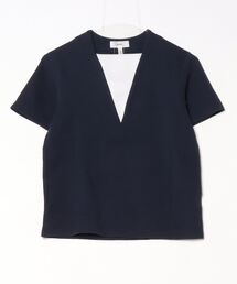 ハイク　HYKE カットソー　トップス　ブラウス　ニット　レディース ブランド古着】HYKE｜ハイクのトップス（ブルー・ネイビー/青色