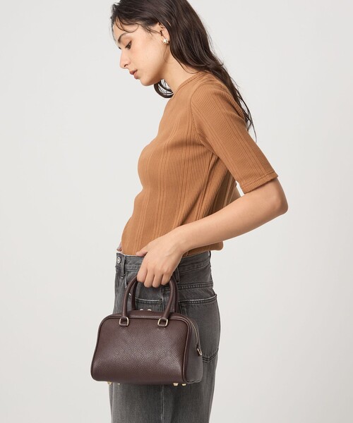 MILOS（ミロス）の「＜MILOS＞ボストンバッグ（トートバッグ・レディース・ブラック/ダークブラウン/ライム/モカ・FREE）」の7枚目の写真