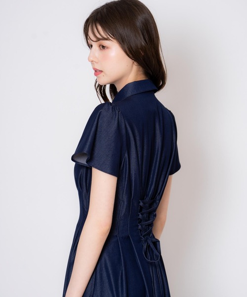 NOELA（ノエラ）の「袖フリルタックシャツワンピース（ワンピース