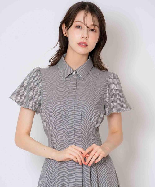 NOELA（ノエラ）の「袖フリルタックシャツワンピース（ワンピース