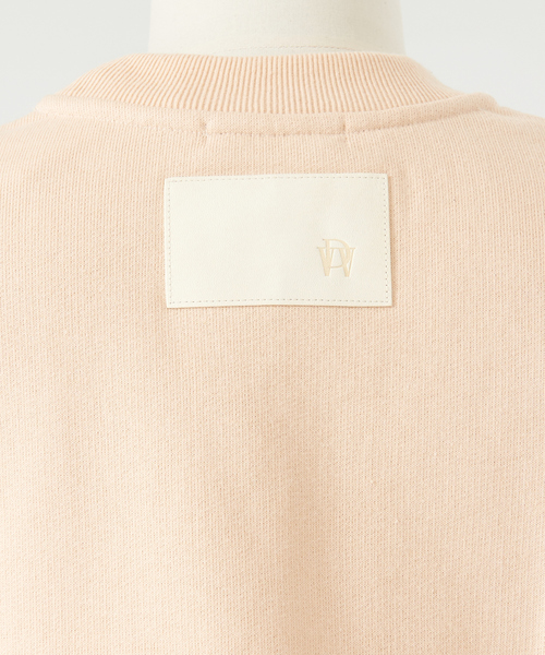 DESIGNWORKS(デザインワークス)の「裏毛サイドスリットフレンチスリーブプルオーバー(Tシャツ/カットソー・レディース・グレイッシュベージュ/オレンジ・38)」の14枚目の写真