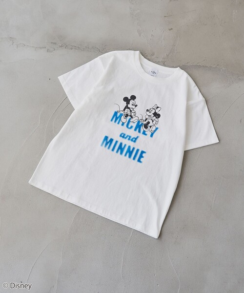 coen(コーエン)の「【MICKEY(ミッキー) / 別注】ミッキー&ミニー / コンパクトプリントTシャツ(Tシャツ/カットソー・レディース・ダークグレー/レッド/オフホワイト・M/L)」の20枚目の写真
