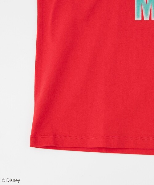 coen(コーエン)の「【MICKEY(ミッキー) / 別注】ミッキー&ミニー / コンパクトプリントTシャツ(Tシャツ/カットソー・レディース・ダークグレー/レッド/オフホワイト・M/L)」の17枚目の写真
