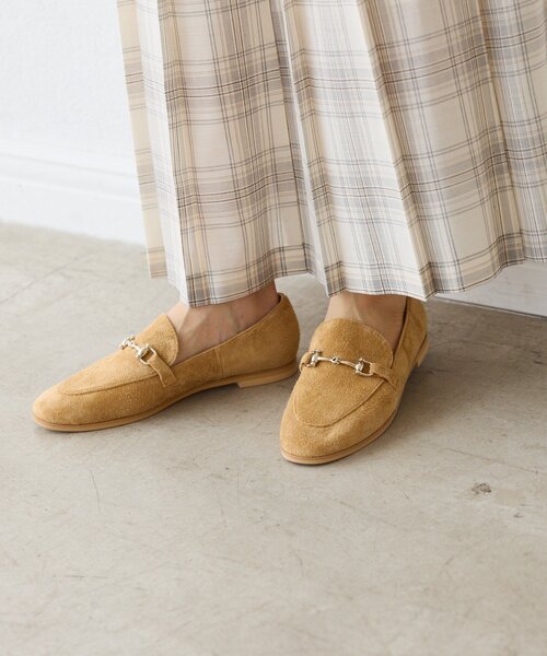 RIVE DROITE（リヴドロワ）の「スエードビットローファー（ローファー・レディース・ベージュ・37/38/36）」の2枚目の写真