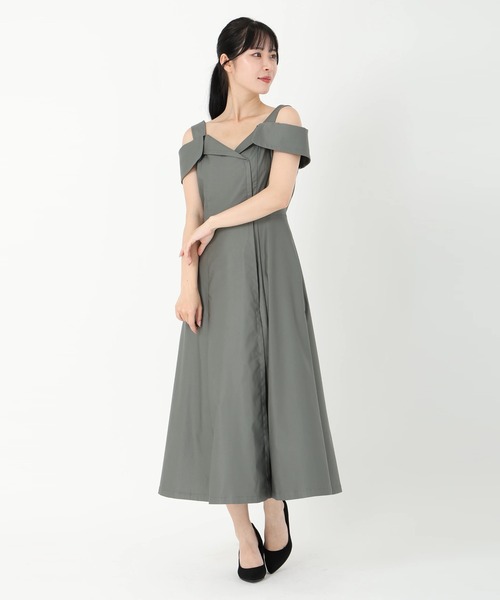 STRAWBERRY-FIELDS（ストロベリーフィールズ）の「アディクトツイル_バックレースアップジャンスカ（ジャンパースカート・レディース・カーキ/ブラック・2）」の3枚目の写真