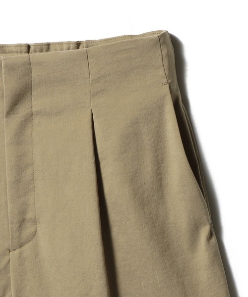 ESTNATION(エストネーション)の「ESTNATION / リネンナイロンストレッチショートパンツ(その他パンツ・レディース・ダークブラウン/ベージュ・36/38)」の5枚目の写真