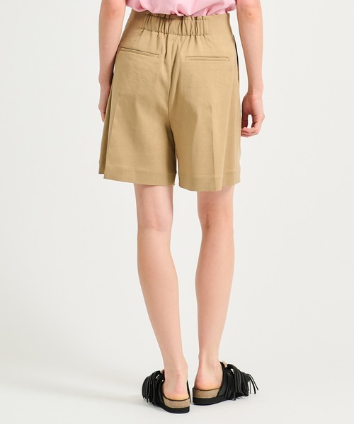 ESTNATION(エストネーション)の「ESTNATION / リネンナイロンストレッチショートパンツ(その他パンツ・レディース・ダークブラウン/ベージュ・36/38)」の8枚目の写真