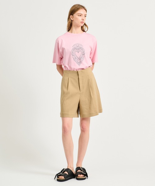 ESTNATION(エストネーション)の「ESTNATION / リネンナイロンストレッチショートパンツ(その他パンツ・レディース・ダークブラウン/ベージュ・36/38)」の9枚目の写真