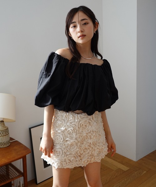 セール】フラワーモチーフミニスカート（スカート）｜EIMY ISTOIRE