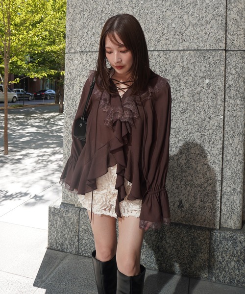 セール】フラワーモチーフミニスカート（スカート）｜EIMY ISTOIRE