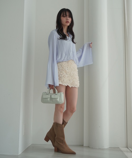 セール】フラワーモチーフミニスカート（スカート）｜EIMY ISTOIRE