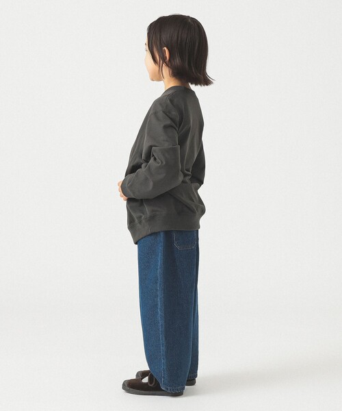 DANTON(ダントン)の「DANTON / KIDS' LONG SLEEVE SWEAT T-SHIRT PLAIN 2025SS(105~135cm)(Tシャツ/カットソー・キッズ・チャコールグレー・115/135/125/105)」の10枚目の写真