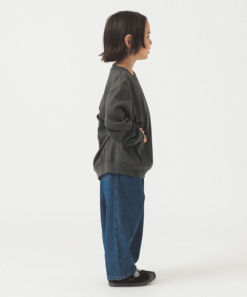 DANTON(ダントン)の「DANTON / KIDS' LONG SLEEVE SWEAT T-SHIRT PLAIN 2025SS(105~135cm)(Tシャツ/カットソー・キッズ・チャコールグレー・115/135/125/105)」の12枚目の写真