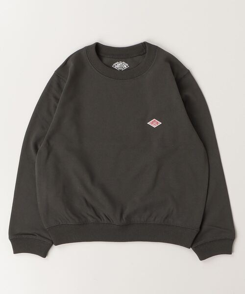 DANTON(ダントン)の「DANTON / KIDS' LONG SLEEVE SWEAT T-SHIRT PLAIN 2025SS(105~135cm)(Tシャツ/カットソー・キッズ・チャコールグレー・115/135/125/105)」の2枚目の写真