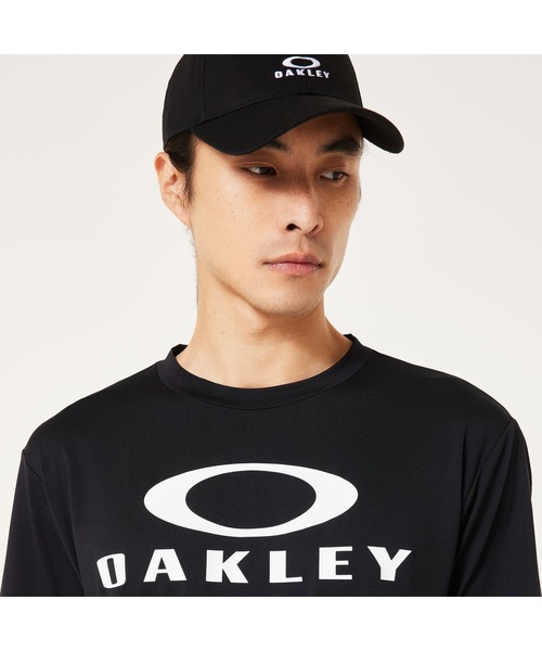 OAKLEY(オークリー)の「オークリー ENHANCE QDEVO SS TEE O BARK 4.0/Tシャツ/吸汗速乾/トレーニングコレクション/ OAKLEY(Tシャツ/カットソー・メンズ・ネイビー/ホワイト/ブラック・M/L/S/XS/XL)」の2枚目の写真