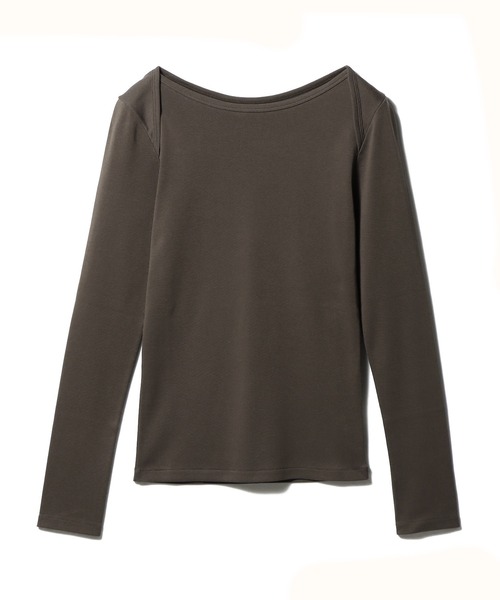 ESTNATION(エストネーション)の「GOOD PEOPLE GOOD STITCHING GOOD PRODUCT for ESTNATION / オーガニックコットン ロングスリーブ Tシャツ(Tシャツ/カットソー・レディース・ブラウン/レッド/ネイビー/オフホワイト・FREE)」の11枚目の写真