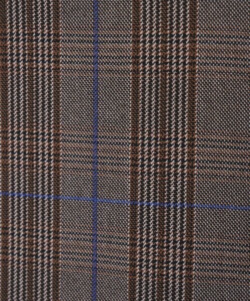 DISCOAT（ディスコート）の「【ユニセックス】チェックWブレストオーバージャケット（テーラードジャケット・レディース・ベージュ/ダークブラウン/ブラウン・FREE/SHORT）」の20枚目の写真