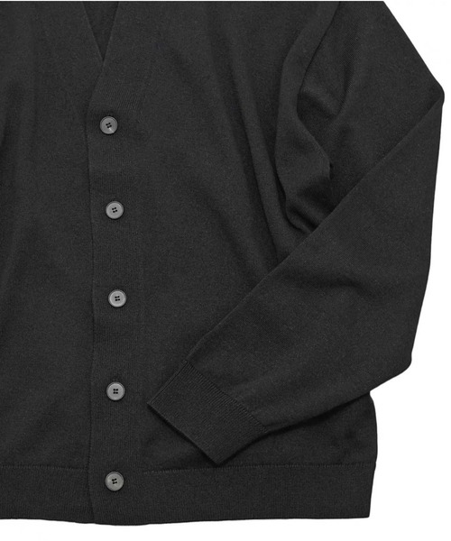 ATON（エイトン）の「【ATON】WOOL WASHI  OVERSIZED CARDIGAN（カーディガン/ボレロ・メンズ・ブラウン/ブラック・4）」の7枚目の写真