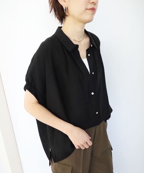 le.coeur blanc / ルクールブラン 2WAYヴィンテージライクブラウス 2WAYヴィンテージライクブラウス（シャツ/ブラウス）｜le.coeur