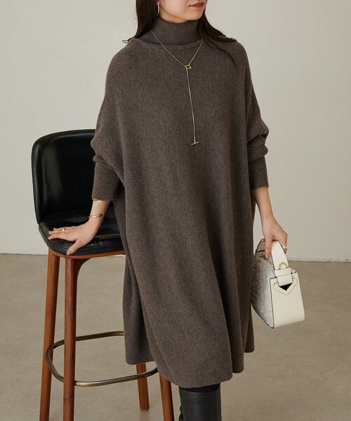 BEARDSLEY ビアズリー タートルネック ニット ゆったり BEARDSLEY ビアズリー タートルネック ニット ゆったり タートルビッグ