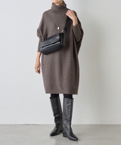 新品　BEARDSLEY BIGクルーニット ビッグニット ワンピース セール】 【LOULOU WILLOUGHBY】ビスチェニットワンピース
