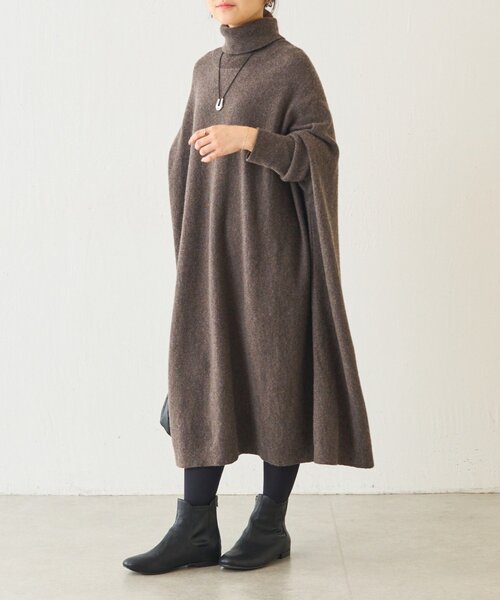 タートルビッグニット(ロング)（ニット/セーター）｜BEARDSLEY