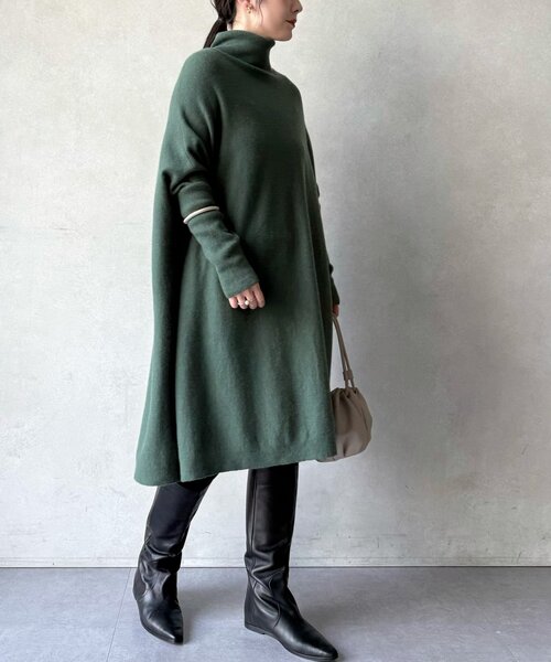 タートルビッグニット(ロング)（ニット/セーター）｜BEARDSLEY