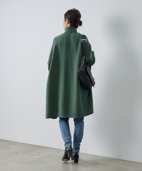 美品✨ ビアズリー 22AW ビッグロングタートルネックニット