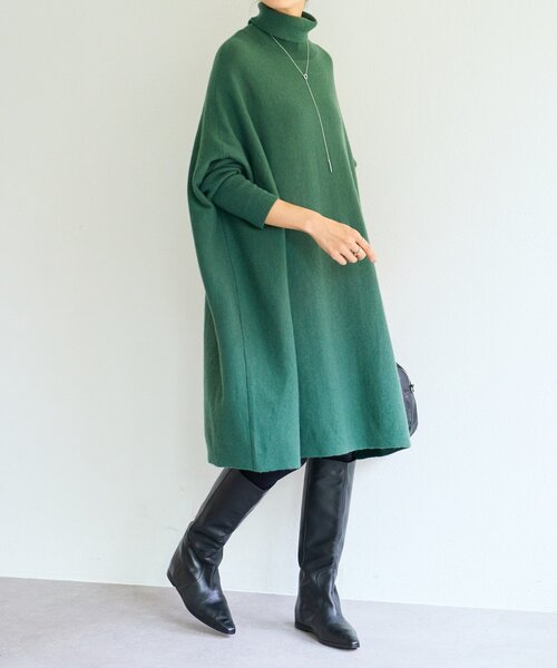 タートルビッグニット(ロング)（ニット/セーター）｜BEARDSLEY