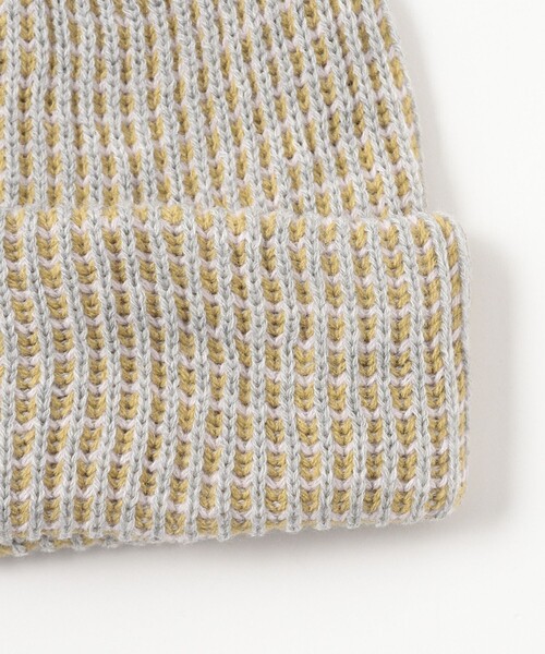 BEAMS(ビームス)の「3トーン アクリル ビーニー(ニットキャップ/ビーニー・メンズ・ネイビー/グレー/ブラック・ONE SIZE)」の5枚目の写真