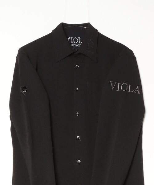 VIOLA(ヴィオラ)の「『VIOLA rumore/ヴィオラ ルモーレ』カット長袖シャツ(シャツ/ブラウス・メンズ・ブラック/ホワイト・L/XL/M)」の19枚目の写真