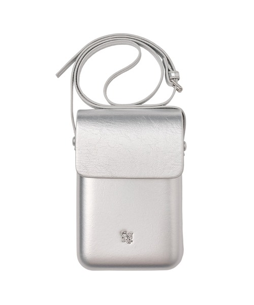 GENERAL IDEA(ジェネラルアイデア)の「GENERAL IDEA/ジェネラルアイディア crack square mini bag ポシェット(ショルダーバッグ・レディース・ブラック/シルバー・FREE)」の10枚目の写真