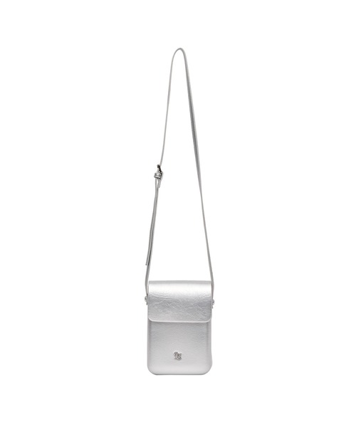 GENERAL IDEA(ジェネラルアイデア)の「GENERAL IDEA/ジェネラルアイディア crack square mini bag ポシェット(ショルダーバッグ・レディース・ブラック/シルバー・FREE)」の13枚目の写真