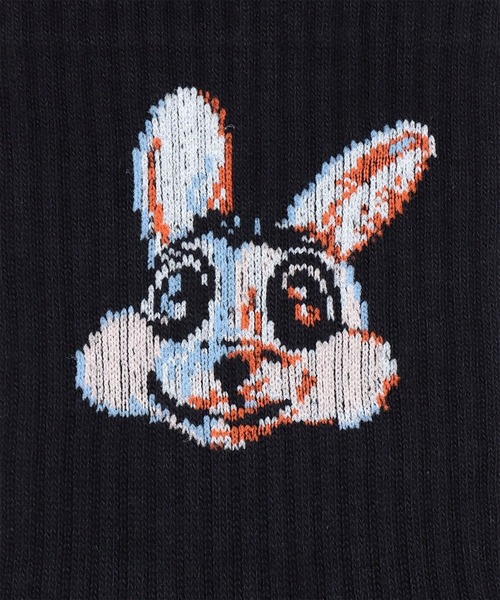 Paul Smith(ポールスミス)の「“Lamine Bunny” ソックス【250633 MD2】(ソックス/靴下・メンズ・ホワイト/ブラック・25-27)」の6枚目の写真