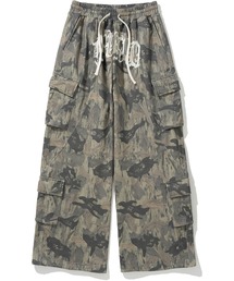 NOT4NERD(mbgtH[i[h)NOT4NERD/mbgtH[i[h/Camo Multi Cargo Sweat Pants(J[Spc)