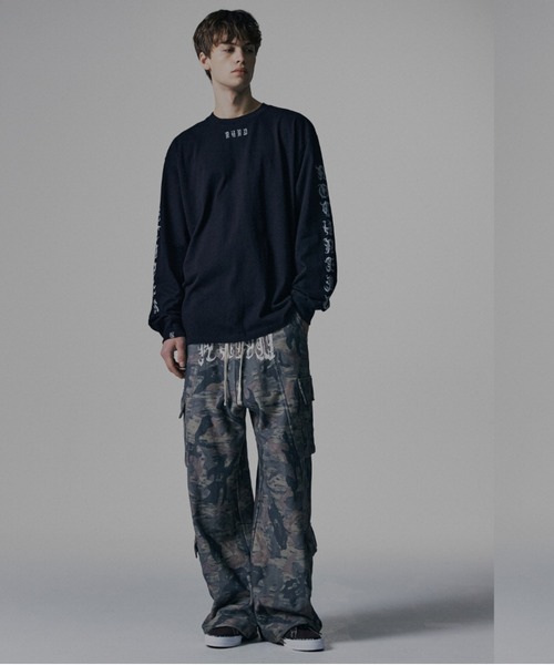 NOT4NERD（ノットフォーナード）の「NOT4NERD/ノットフォーナード/Camo Multi Cargo Sweat Pants（カーゴパンツ・メンズ・カーキ/グレー・XL/L/M）」の3枚目の写真