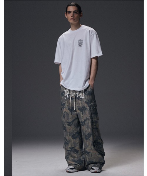 NOT4NERD（ノットフォーナード）の「NOT4NERD/ノットフォーナード/Camo Multi Cargo Sweat Pants（カーゴパンツ・メンズ・カーキ/グレー・XL/L/M）」の4枚目の写真