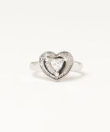 Guess（ゲス）の「TILL MORNING 12MM HEART PAVE’ RING アクセサリー リング（リング）」