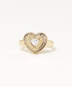 TILL MORNING 12MM HEART PAVE’ RING