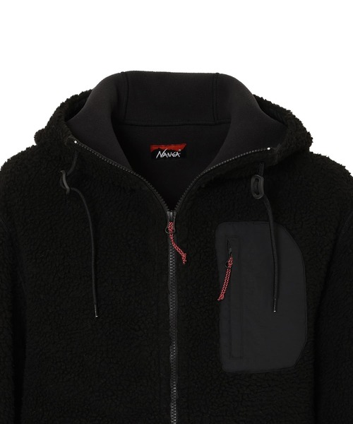 NANGA(ナンガ)の「BOA FLEECE FULL ZIP PARKA/ボア フリース フルジップパーカー(その他アウター・メンズ・ブラック/モカ・XL/L/M/S)」の16枚目の写真