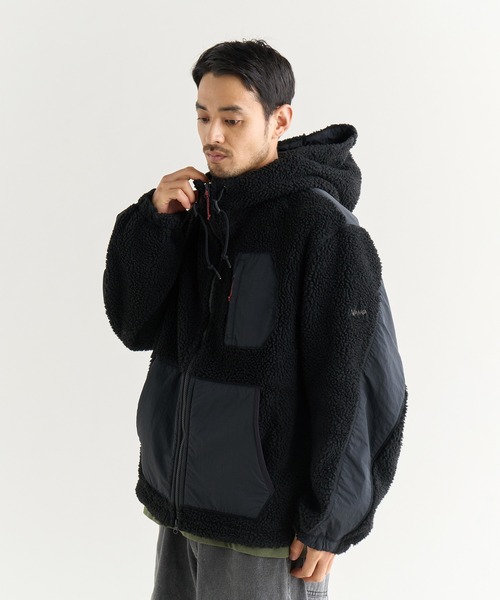 NANGA(ナンガ)の「BOA FLEECE FULL ZIP PARKA/ボア フリース フルジップパーカー(その他アウター・メンズ・ブラック/モカ・XL/L/M/S)」の6枚目の写真
