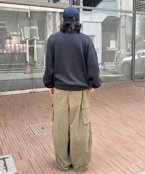 CIAOPANIC(チャオパニック)の「バーズアイニットロングスリーブニットポロ(ニット/セーター・レディース・ブラック/ネイビー/ブラウン・FREE)」の8枚目の写真