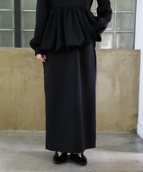 select MOCA(セレクトモカ)の「【オケージョン/結婚式】ペプラムバルーンドッキングワンピース(ドレス・レディース・ベージュ/ブラック・MEDIUM/LARGE)」の14枚目の写真